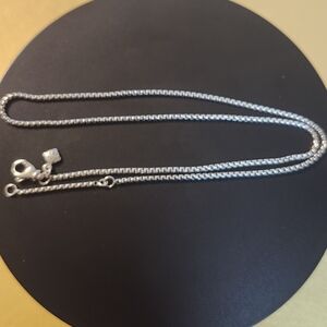 David Yurman Elegant Silver Chain Necklace